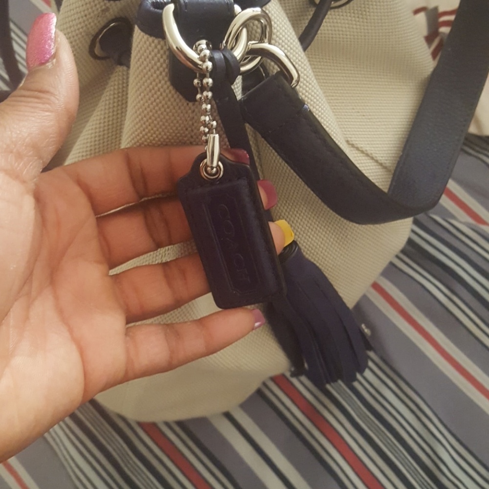 Coach Drawstring Leather Bag - image 2